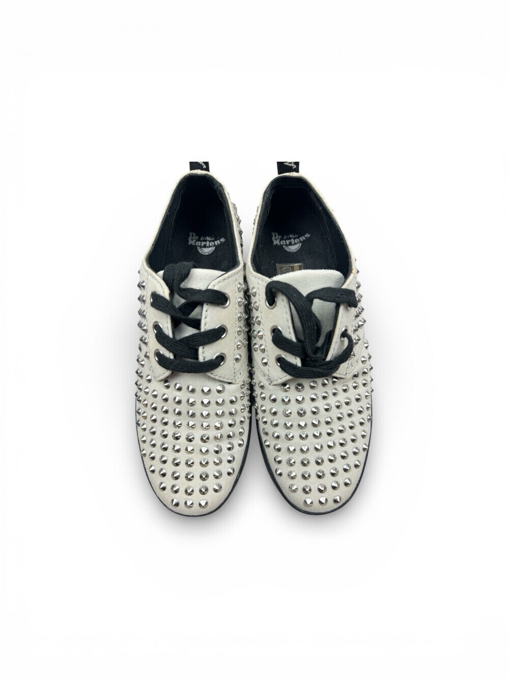 Dr. Martens Women’s White Studded Oxford Sneakers